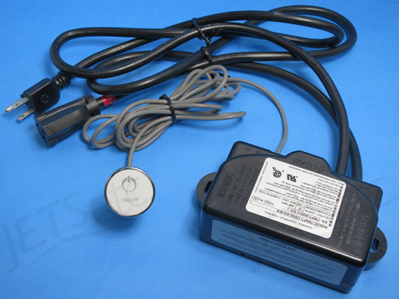PUMP TIMER KIT, 1-TOUCH ROUND - CHROME